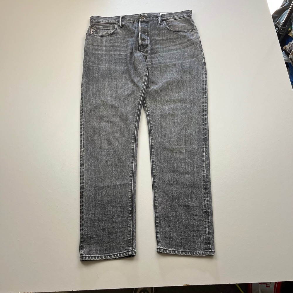 Todd Snyder Jeans Mens 32x30 Grey Selvedge Japan Button Fly 39-JE037787VB-BK06
